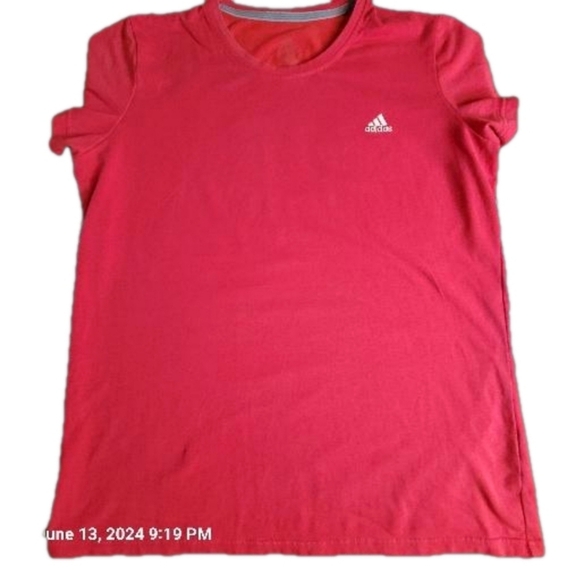 ADIDAS, Dark pink,short sleeve, Climalite, crew-neck, t-shirt. Sz. XL - Picture 3 of 8